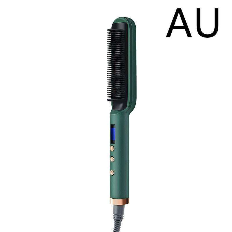 Negative Ion Straight Curling Dual-purpose Electric Heating Hair Straightening Comb