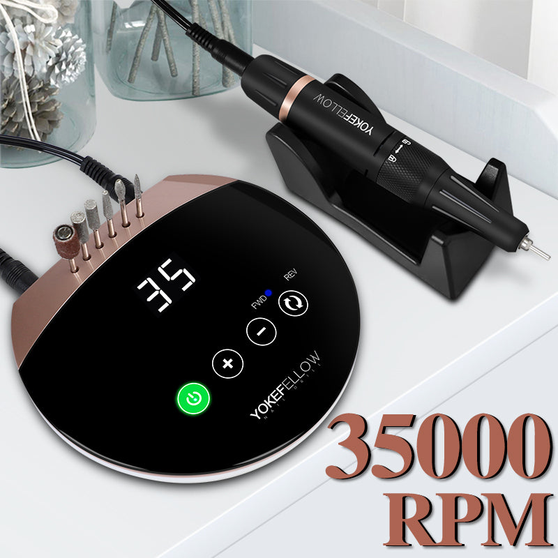 YokeFellow New Upgrade 35000RPM Electric Nail Drill Machine For Acrylic