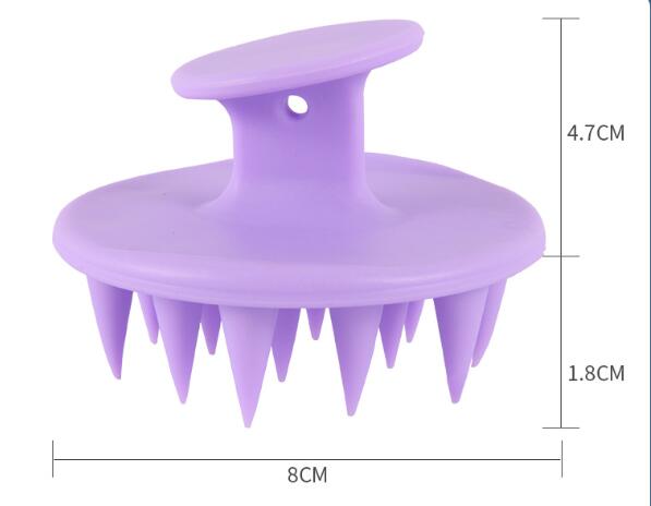 Massage Silicone Shampoo Brush To Clean Hair Comb