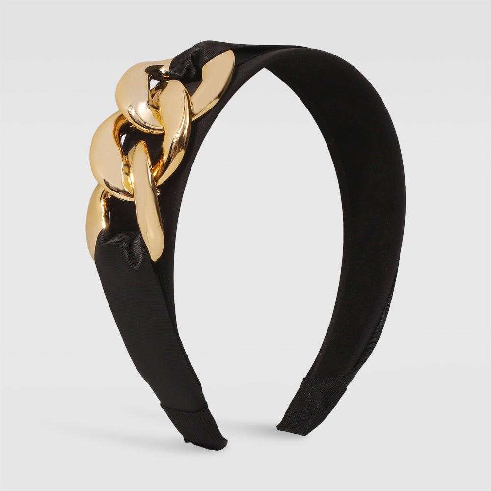 Alloy Braided Fabric Personality Retro Temperament New Headband