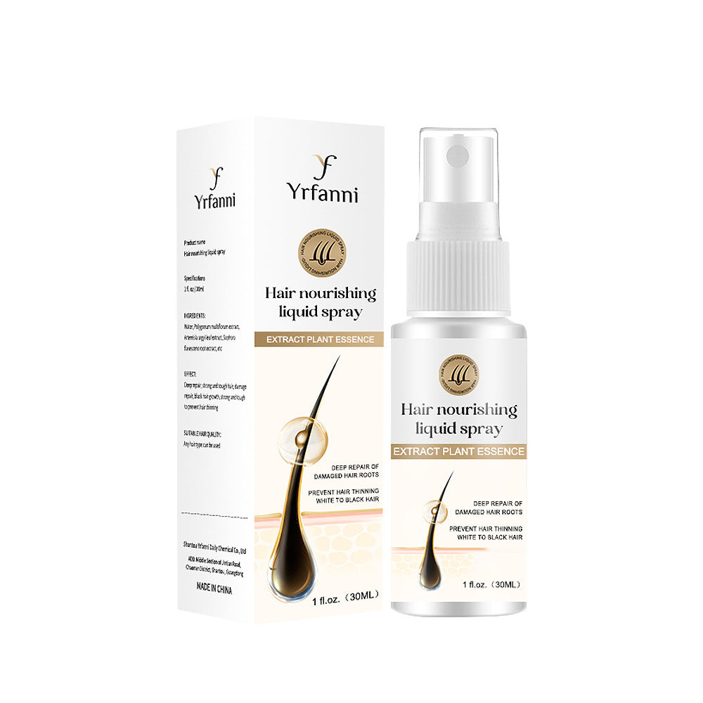 Yrfanni Hair Renewal Liquid Spray Nourishing Hair Follicle Care Hair Root Plant Extract
