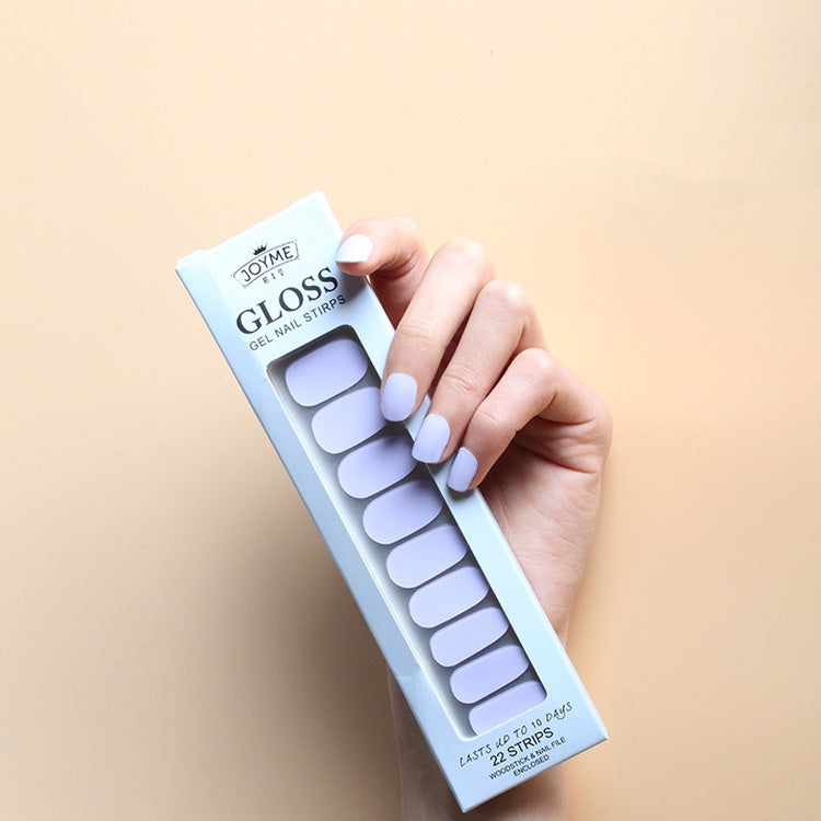 Joyme Gloss Waterproof Baking-free Summer New Nail Beauty Stickers 22 Fingers