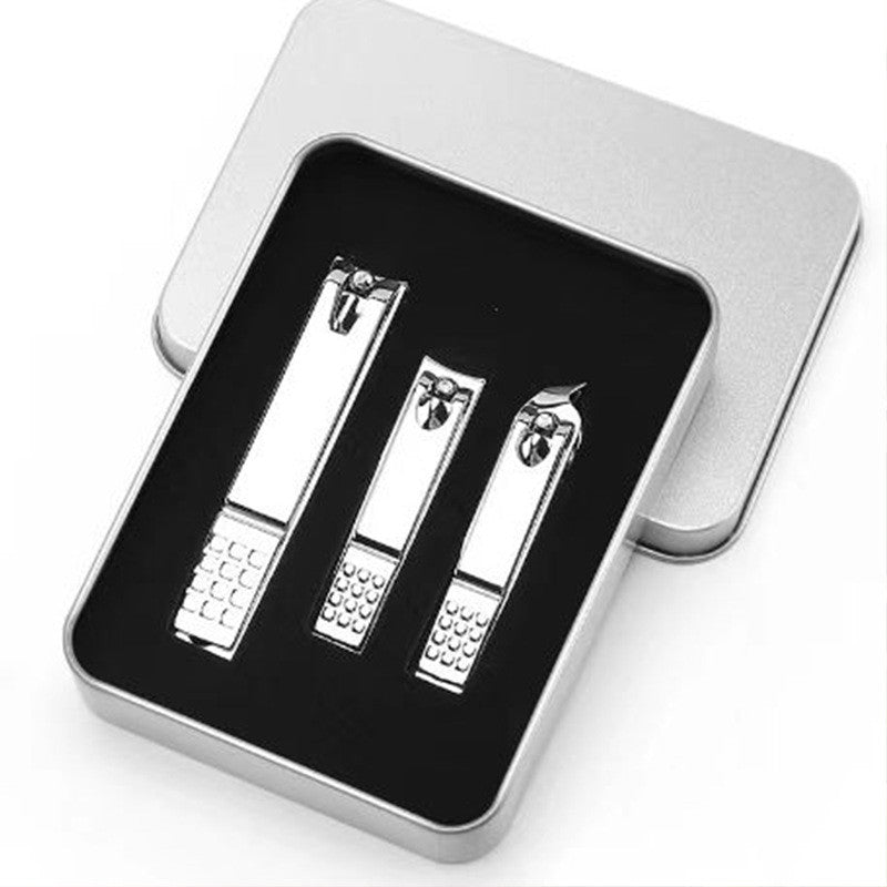 ZHLIOXIFING Nail Clipper Iron Box Rectangular Tinplate