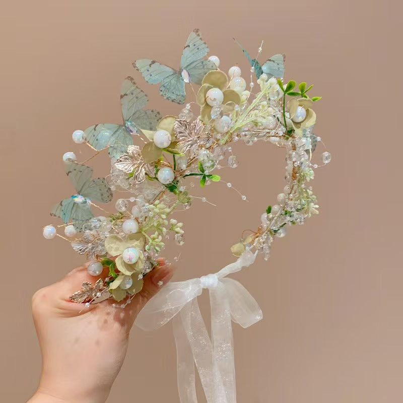 New Children's Garland Headband Mori Style Girls Flowers