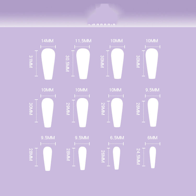 Goose Yellow Cream Small Flower French Wear Finished Nail Beauty Fake Nails Removable Nail Tip