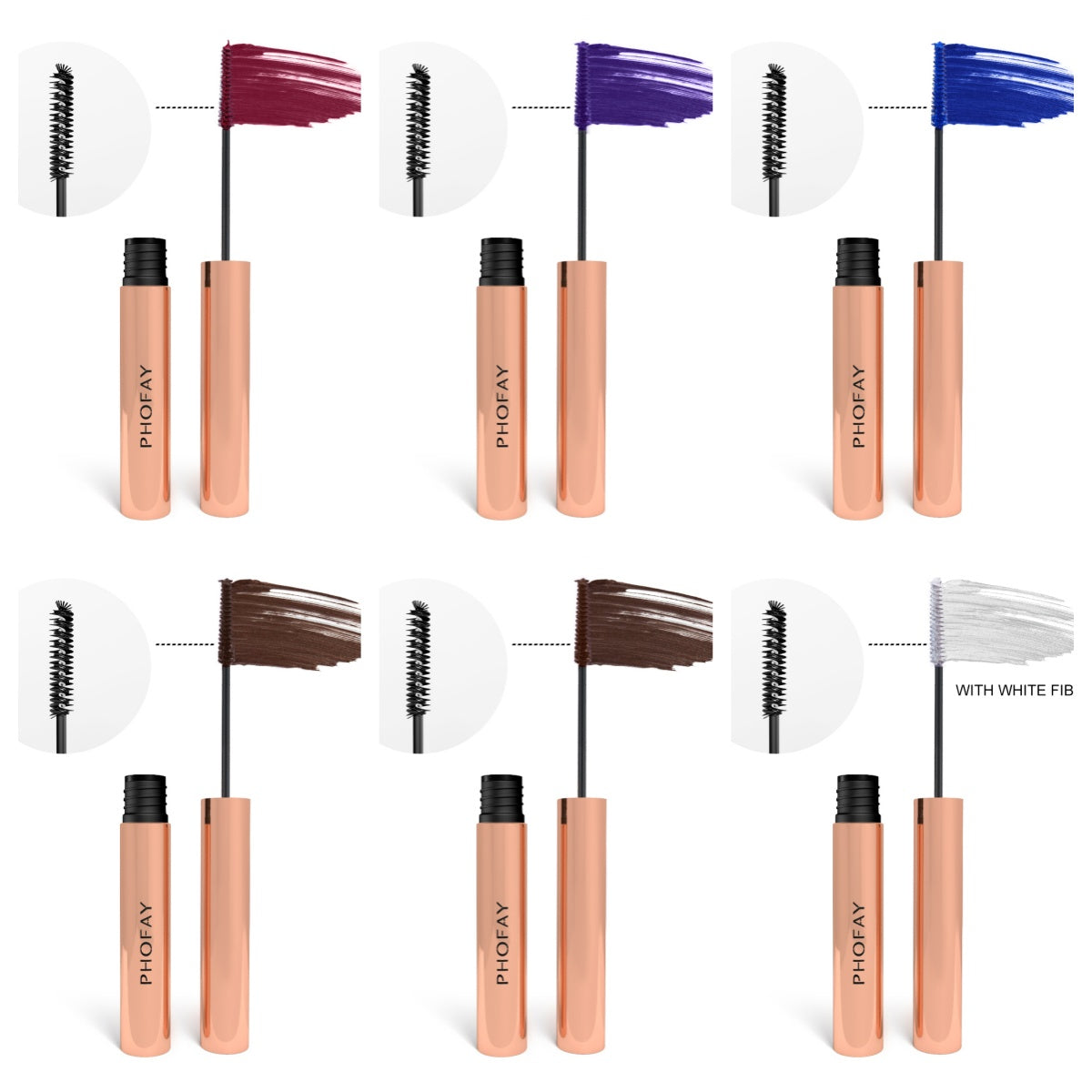 PHOFAY Colorful Mascara