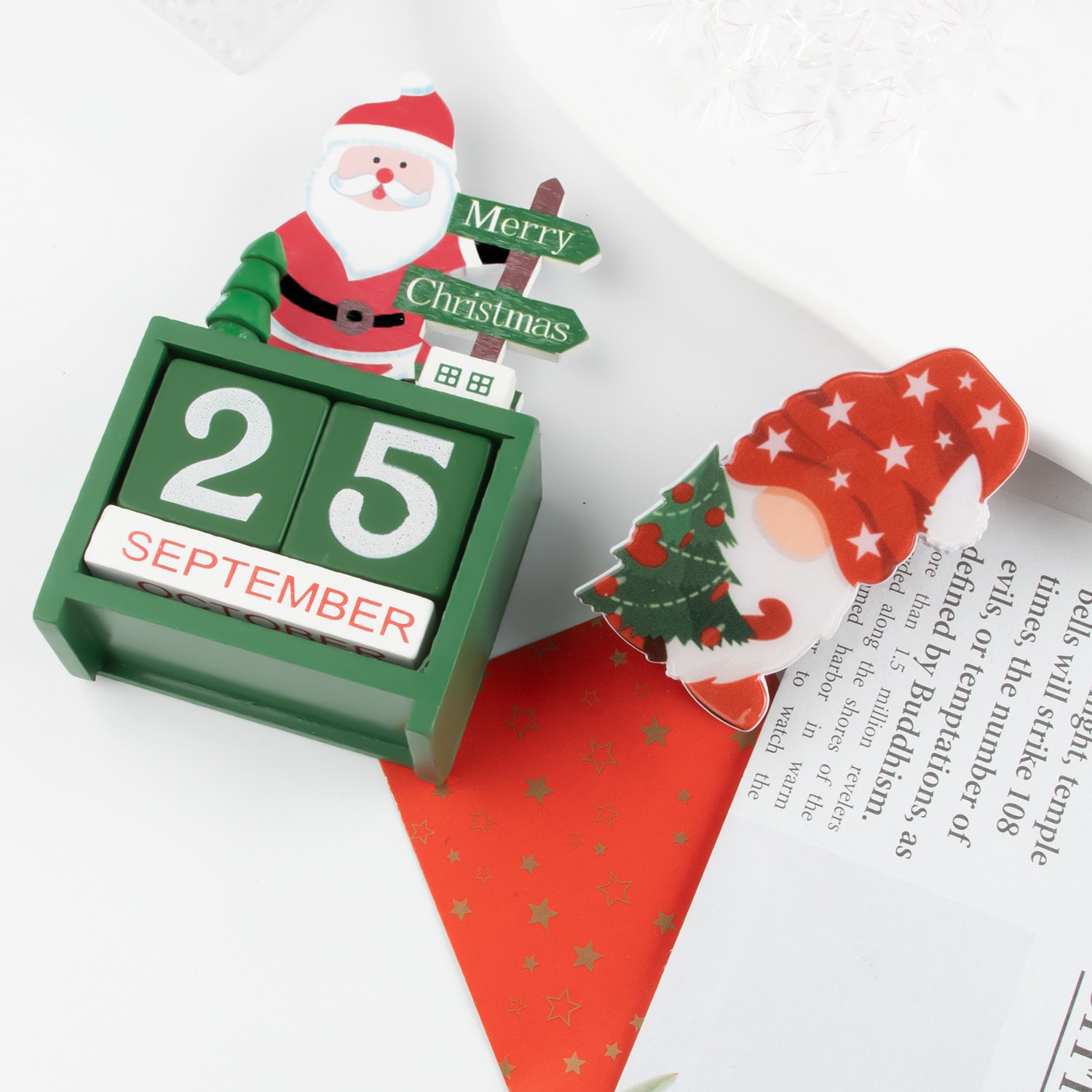 Creative Versatile Santa Claus Themed Hair Clips