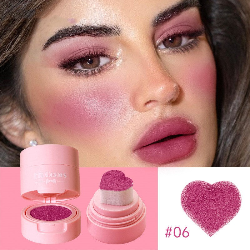 Fit Colors 6 Color Love Air Cushion Blusher Seal Repair Liquid Blush