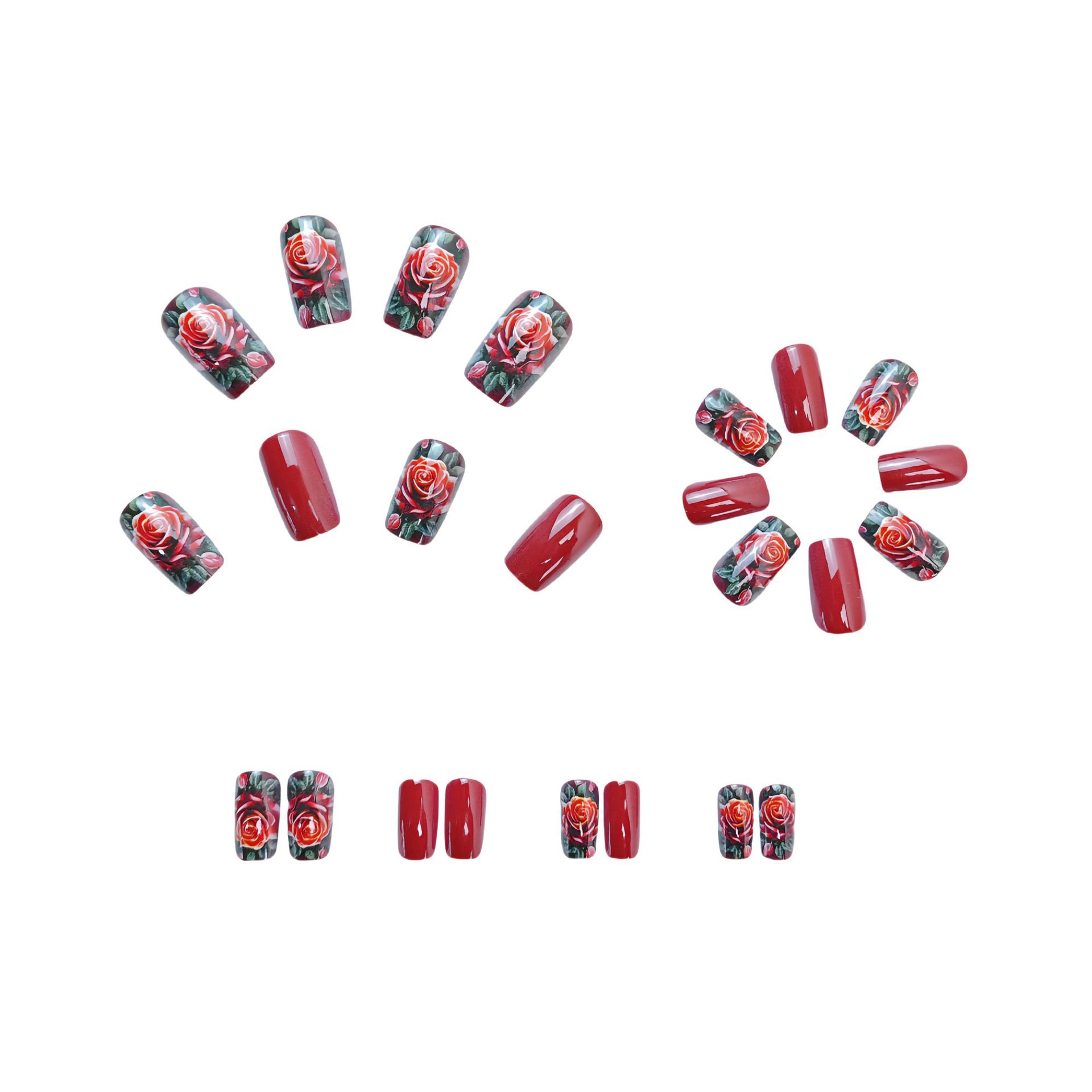 Detachable 24 Pieces Fake Nail Patch