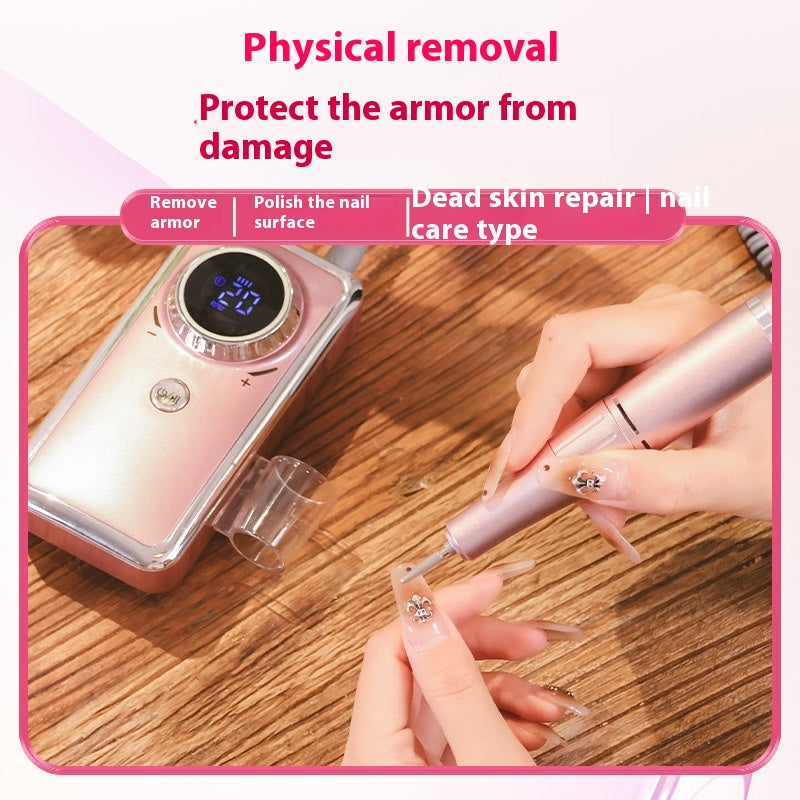 Portable Nail Remover Piercing Device Manicure Machine Pen Electric Sander Tool Suit
