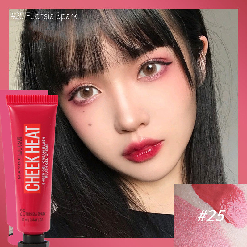 Cheek-Heat Gel Nude Makeup Natural Rouge Blush