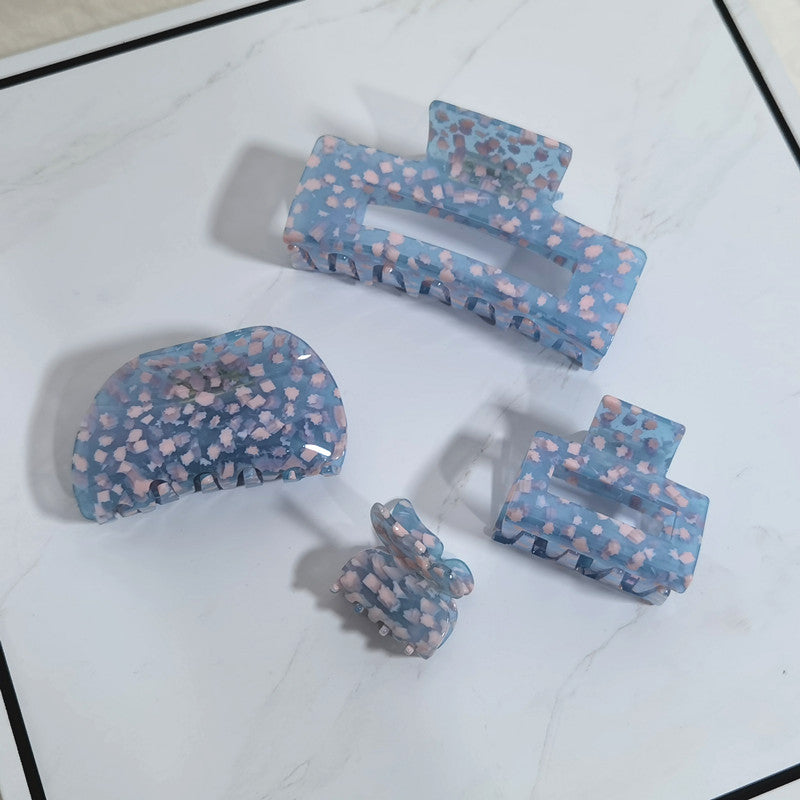 Women's Fashion Personality Rectangular Shark Clip