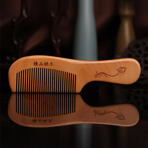 Natural Wood Comb Household Portable Anti-small Electrostatic Massage Hair Comb Long Hair Smooth Comb