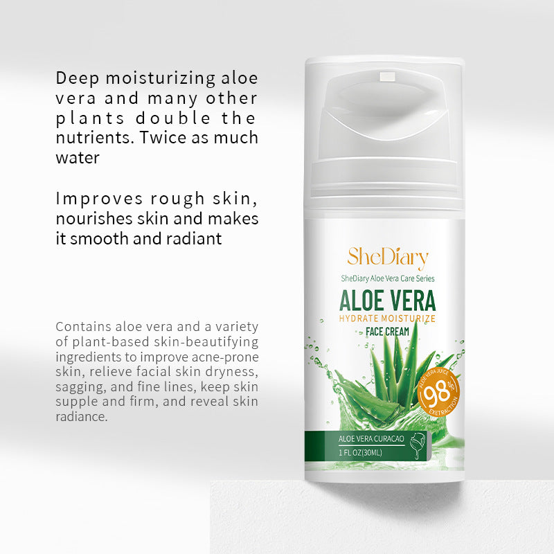 Plant Aloe Cream Suit Moisturizing