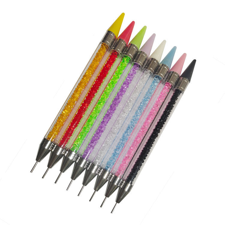 Nail Enhancement Double-headed Embossing Silicone Pen