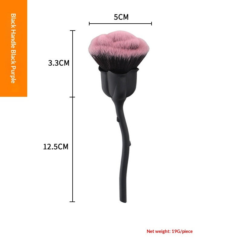 Rose Loose Powder Makeup Brush Beauty Tool