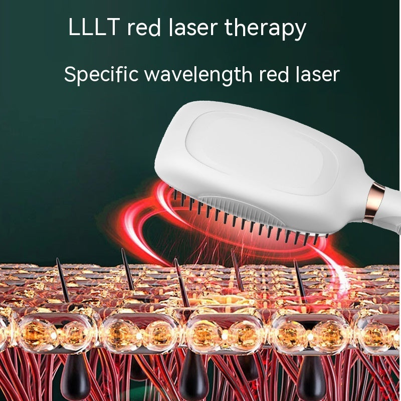 Phototherapy Hairdressing Massage Comb With EMS Micro Current