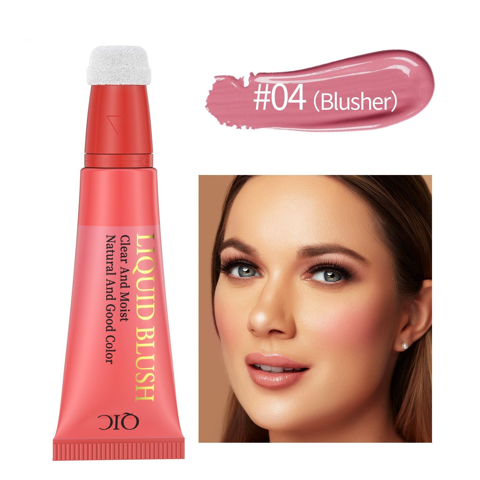 QIC Liquid Blush Dazzling Liquid Long-lasting Matte Silky