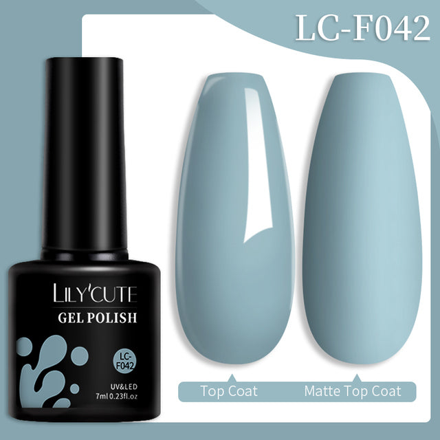 Lilycute Color Changing Thermal Gel Nail Polish Winter Purpl