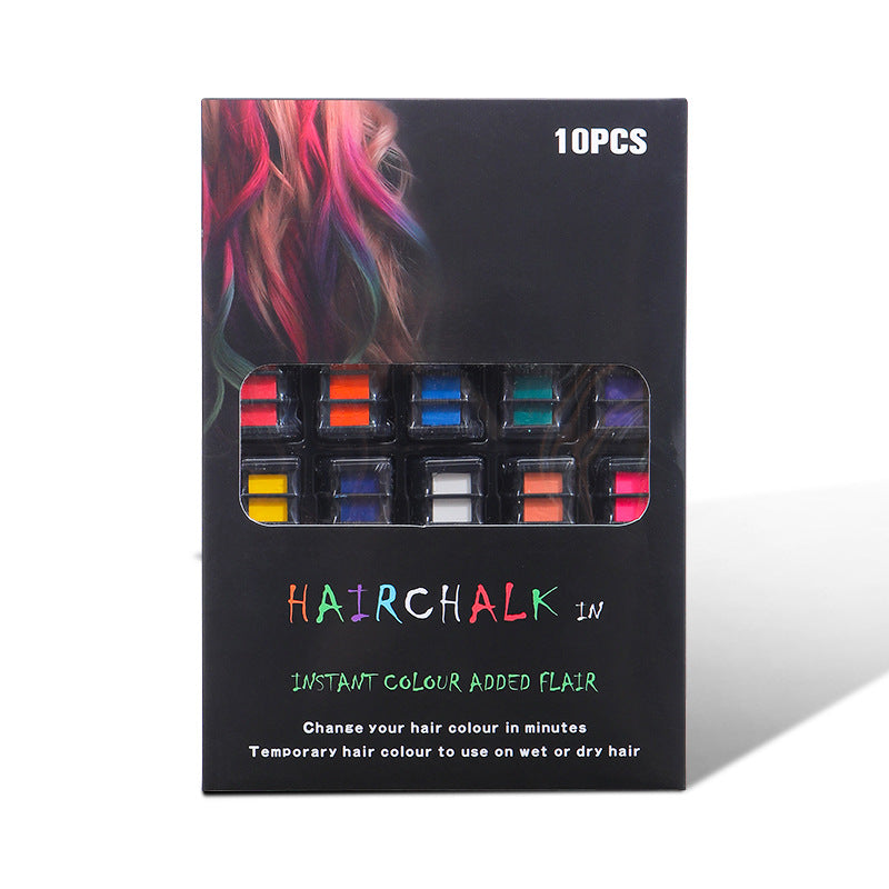 Hair Dye Comb Disposable 10-color Hair Dye Chalk Colorful Dye Dye Hair Colorful Stick