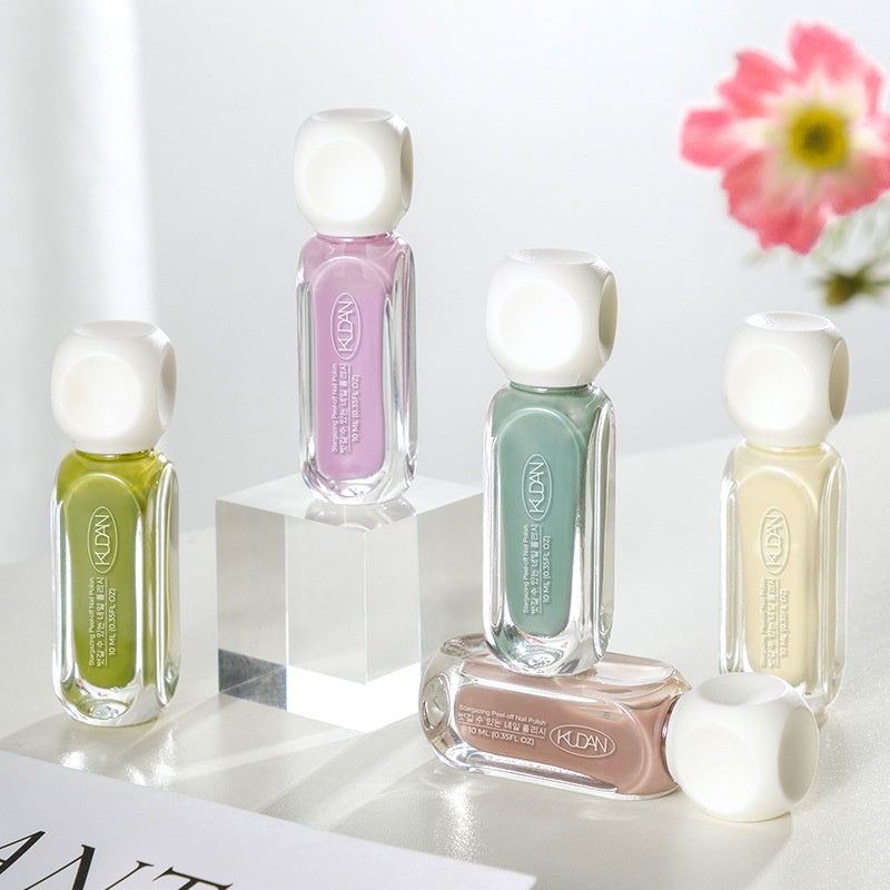 Kudan Water-based Nail Polish Peelable Quick-drying Baking-free Long-lasting Summer Macaron Popular Color