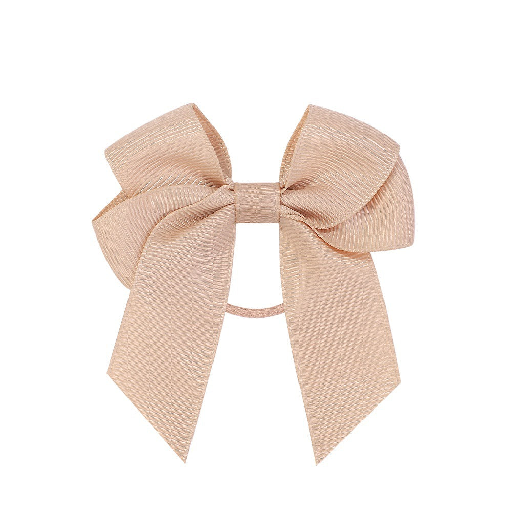 Handmade Baby Double-layer Polyester Ribbon Satin Bow Children's Hair Clip Accessories