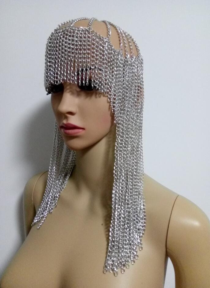 Tassel Pearl Hat Beaded Headwear Photo Accessories