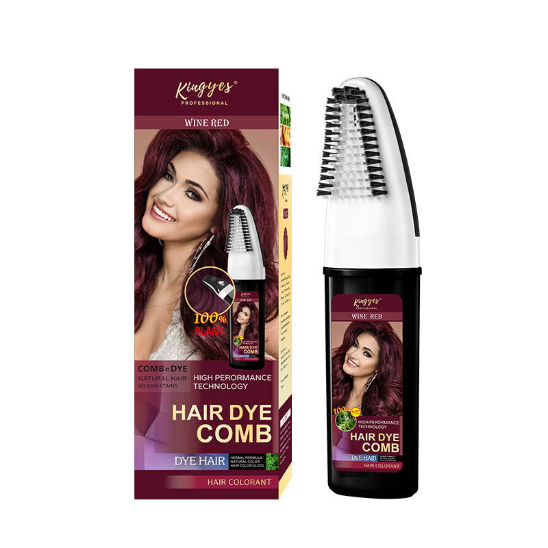Black Wine Red Brown Easy Coloring Comb