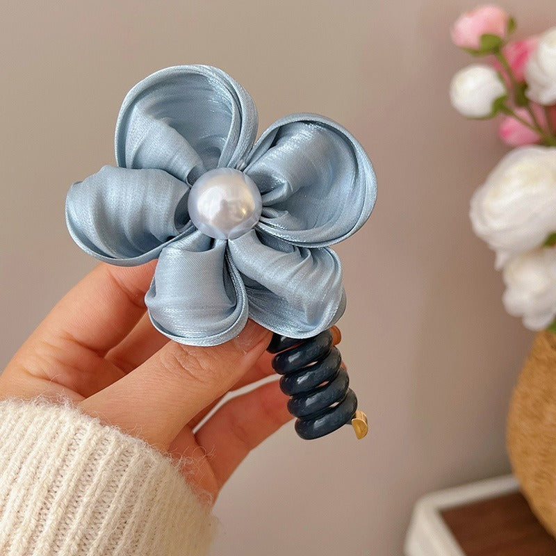 Telephone Wire Hair Ties Hair Rope Hair-binding High Elasticity Not Tight Hair