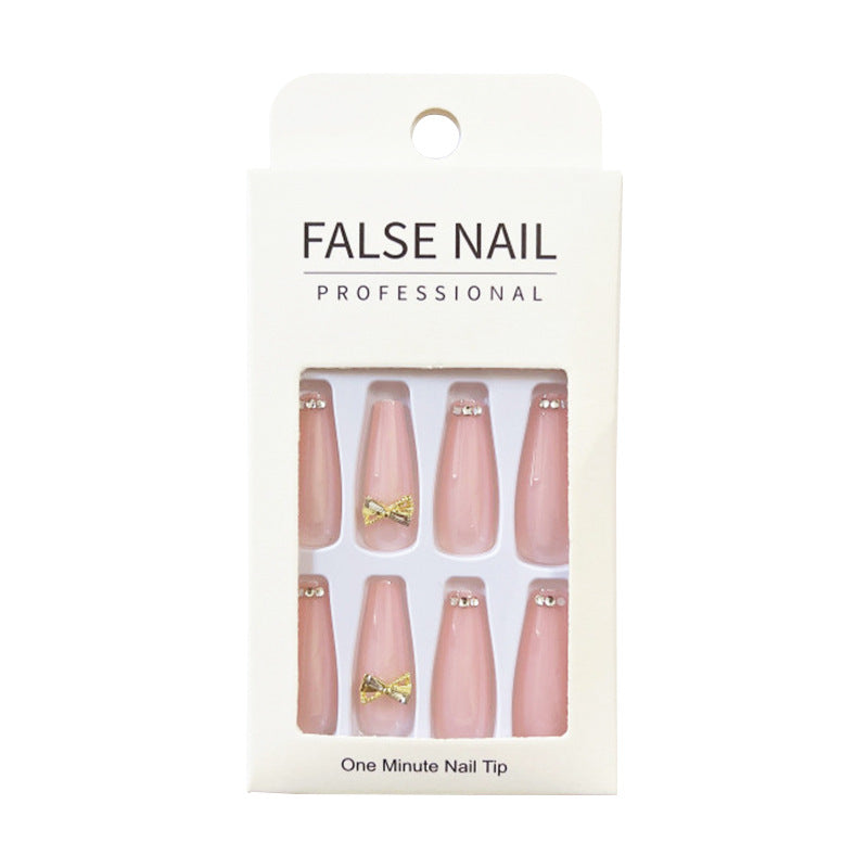 False Nail Wear Armor Diamond In The Debris Finished Nail Beauty