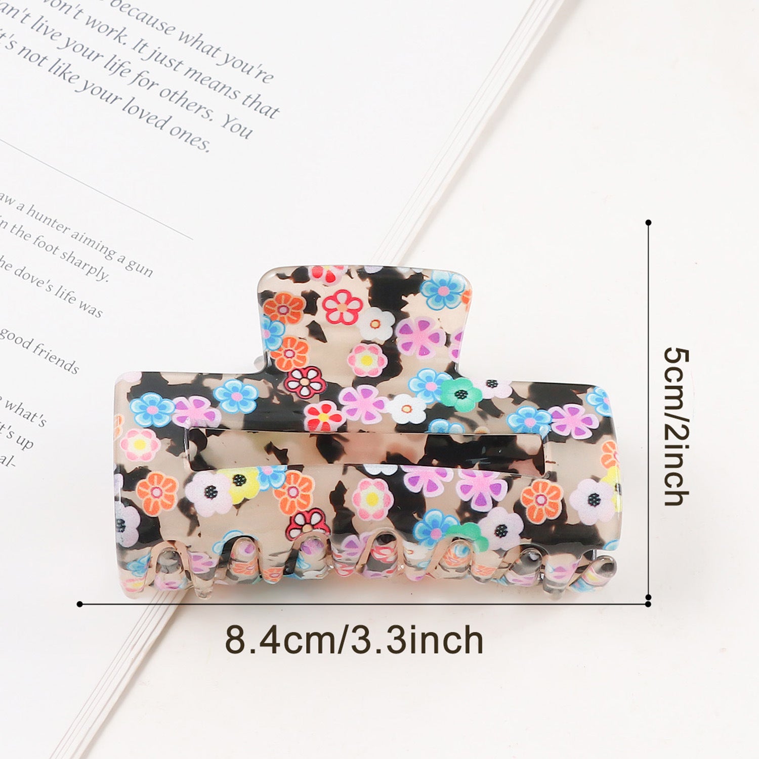 Rainbow Red Lip All-Match Sweet-Style Shark Clip