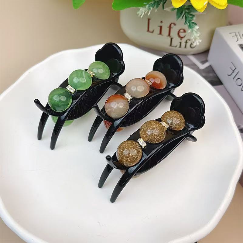 Female Creative Korean Version Temperament Pea Barrettes