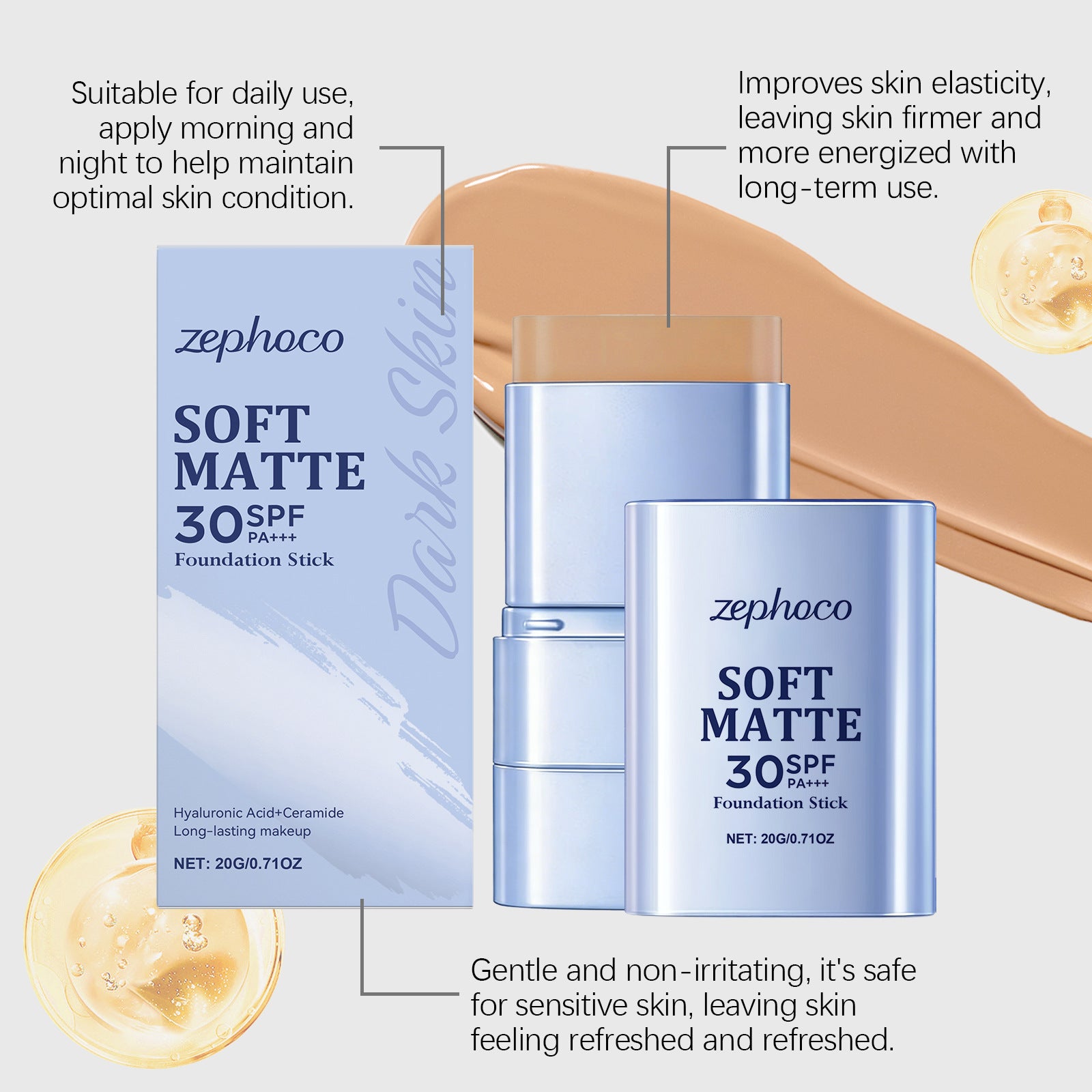 2-in-1 Soft-Focus Foundation Stick