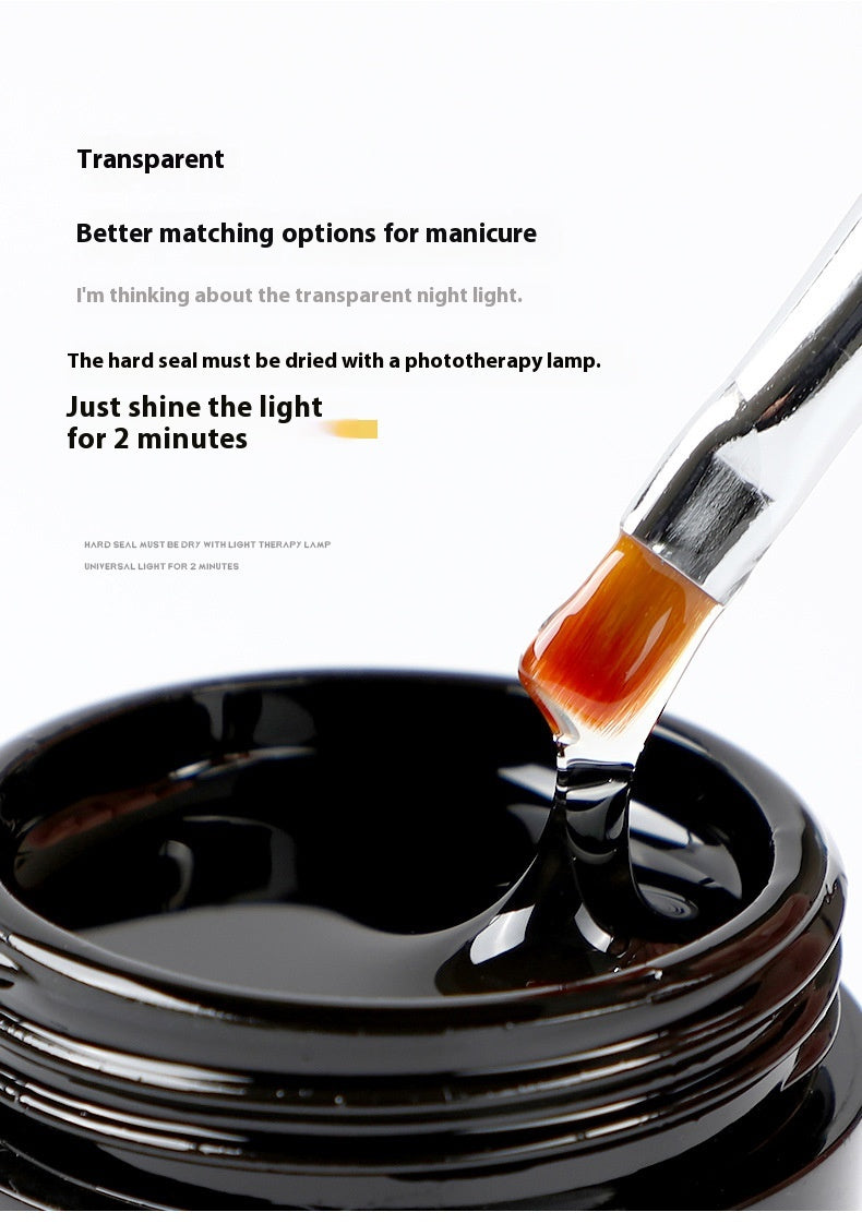 AS Nail Hard Non-wash Sealing Layer Ornament Polish Gel