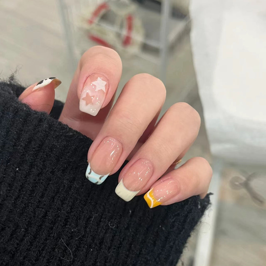 Handmade UV Nail Beauty Wear Armor Fake Nail Patch