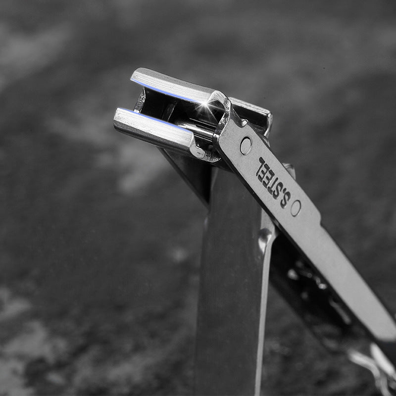 Single Stainless Steel Folding Nail Clipper
