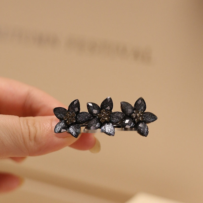 Retro Small Size Hairpin Headdress Resin Flowers