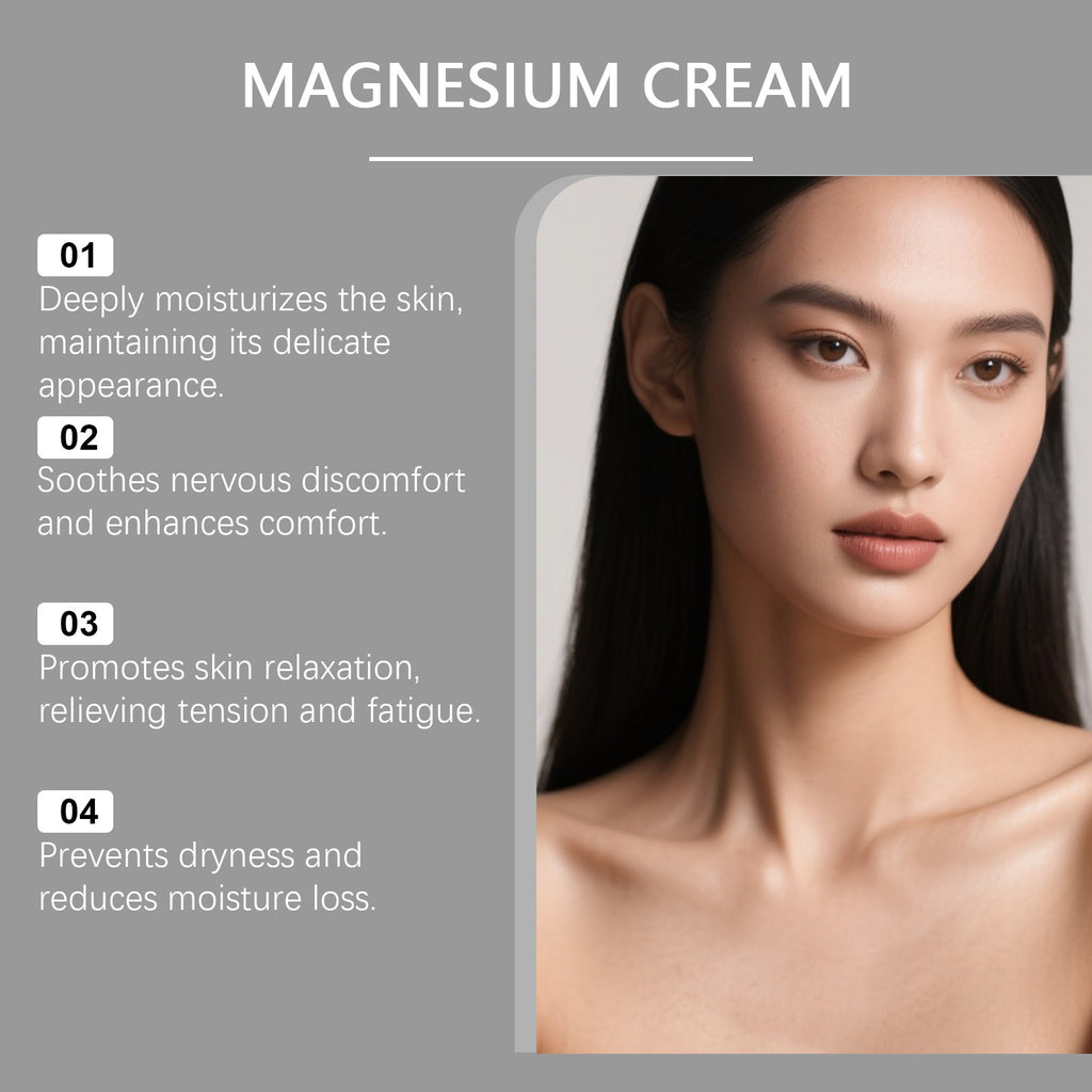 Magnesium Cream For Soothing And Moisturizing The Body