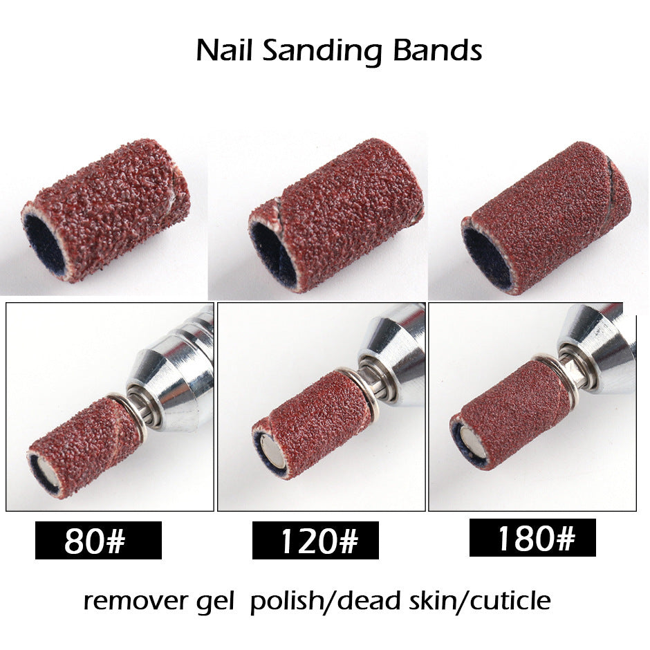 Nail Polishing Circle Nail Tools White