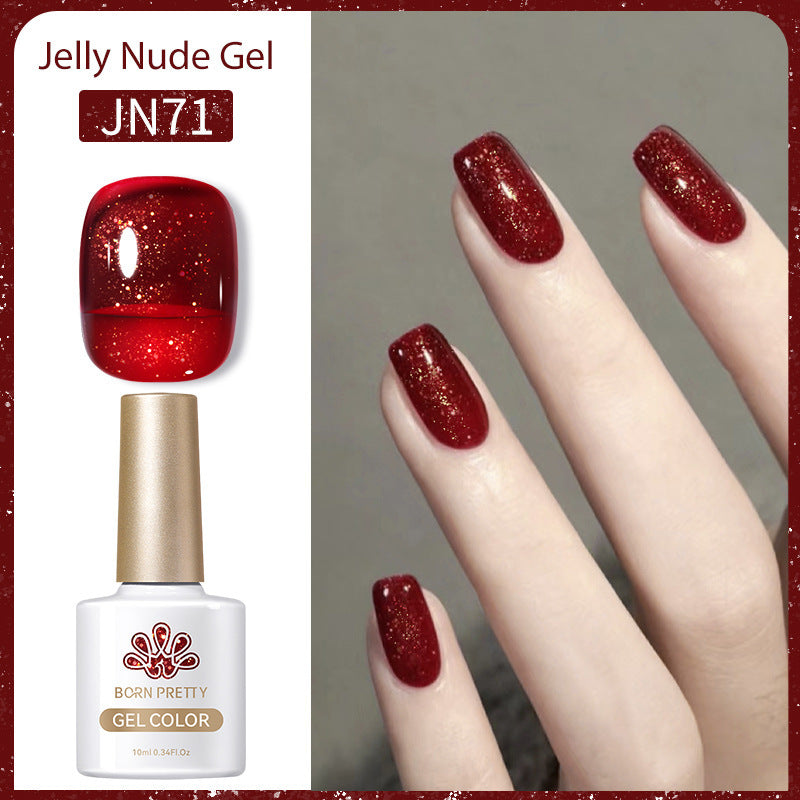 Born Pretty Nail Polish Transparent Color UV Polish Jelly Phototherapy Plastic