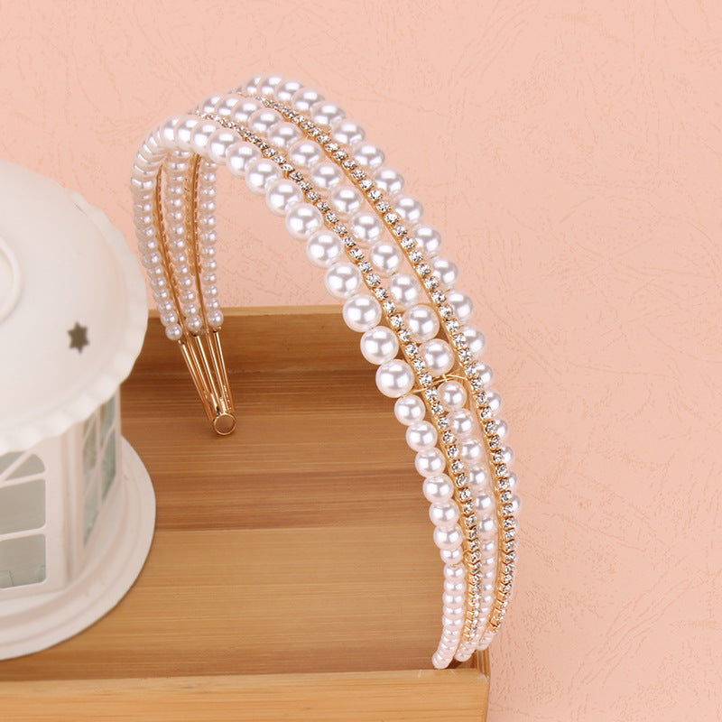 Lady Wedding Dress Lady Pearl Headband