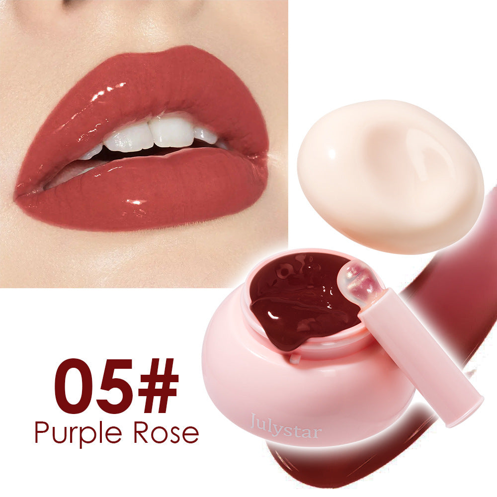 Women's Solid Mirror Shiny Jelly Lip Gloss