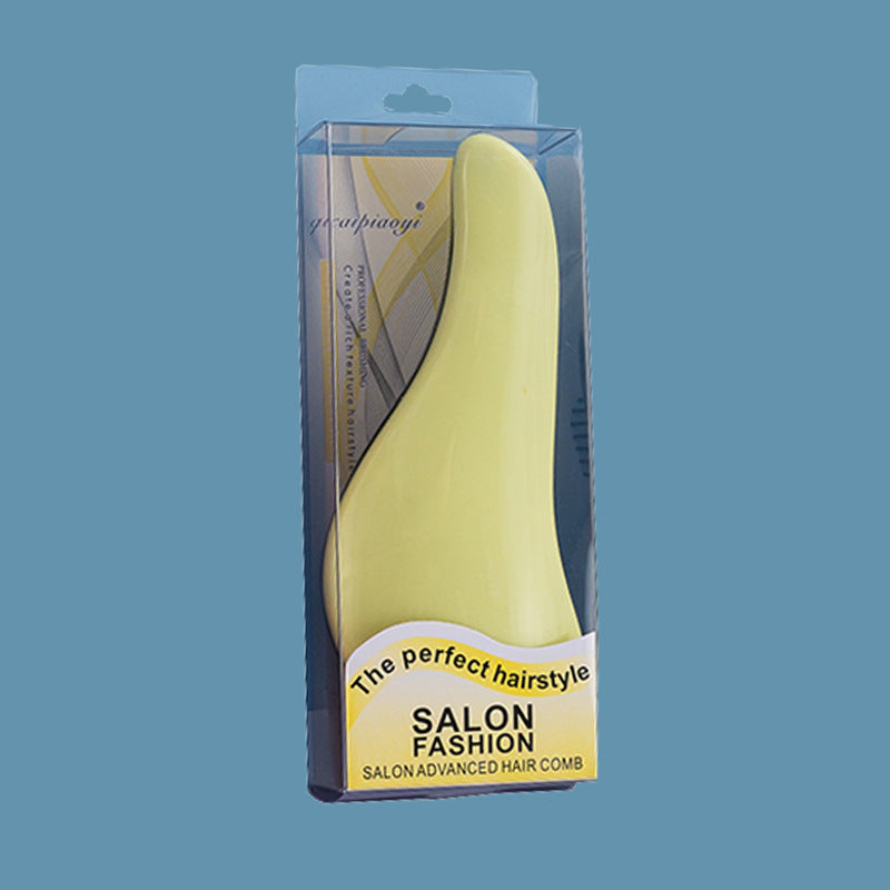Factory Wholesale UK Princess' Same Style Scalp Massage Hair Dye Comb Household Portable Teezer Hairbrush Anti-knot Teezer
