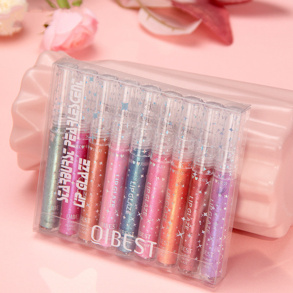 Long-Lasting Moisturizing People Mermaid Lip Lacquer Colorful