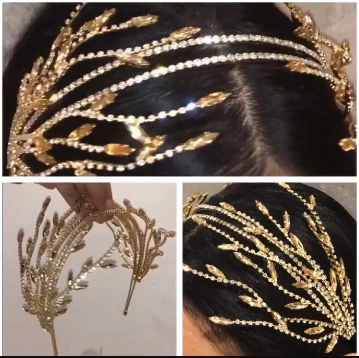 Bride Wedding Simple Headwear Headband Crown Accessories