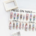 Press On Nails Ancient Style National Style Swan Lake Blooming Prefabricated Nail Tip Wear Armor