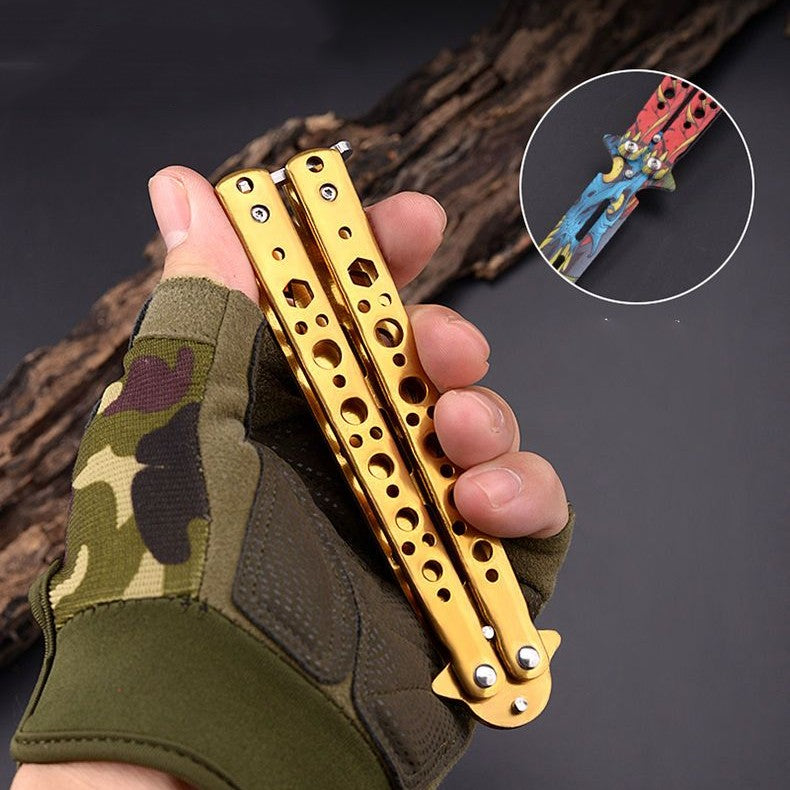 Practice Folding Knife Comb Uncut Toy