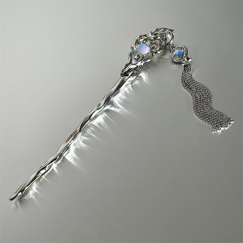 Jade Tassel Hairpin Female Niche Design