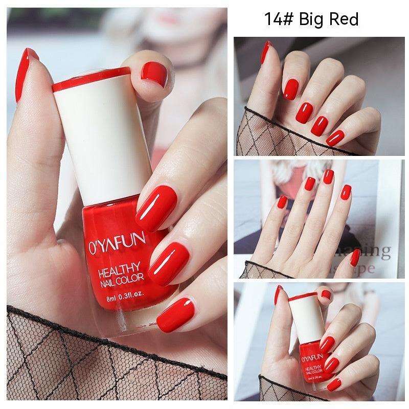 O'YAFUN Nail Polish New Water-based Long-lasting Quick-drying Transparent