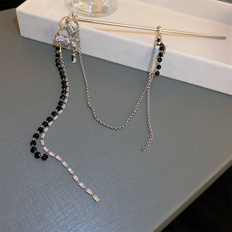Cold Butterfly Diamond Crystal Hairpin Personality